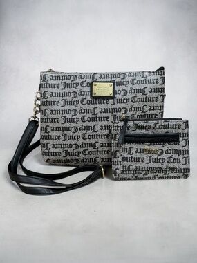 Juicy Couture Los Angeles California Signature Crossbody Bag & Card Holder